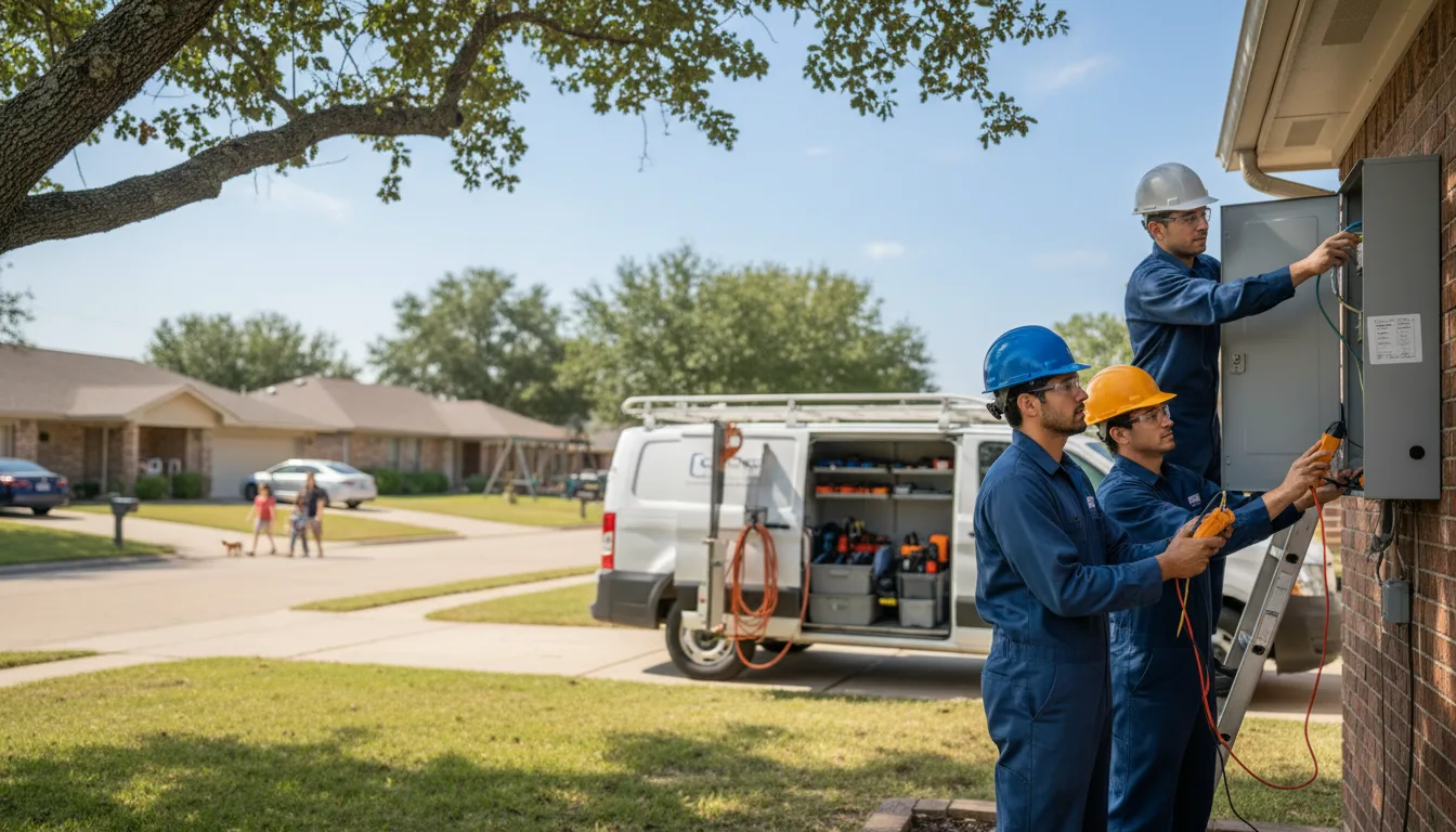 Certified electrician providing emergency electrical services in Rome City, IN
